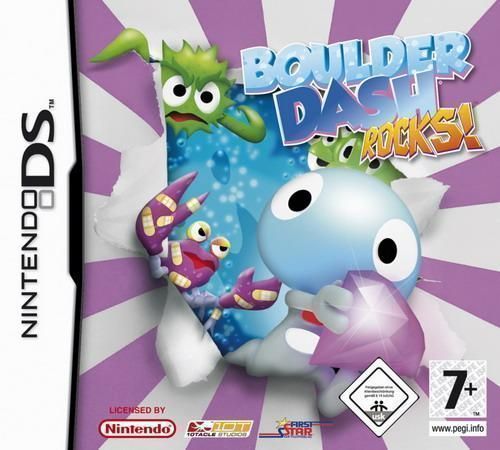 Boulder Dash - Rocks! (Europe) Game Cover